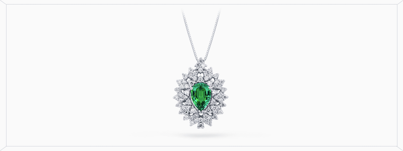 CIN1591BBS-collana-in-oro-bianco-18k-con-smeraldo-a-goccia-e-diamanti-gioielli-di-valenza