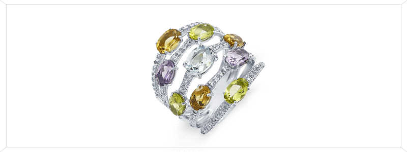 ANN2239BB-MIX-Anello-fascia-in-Oro-Bianco-18k-con-Quarzi-Multicolore-e-Diamanti-gioielli-di-valenza