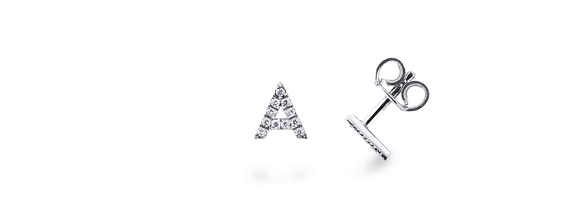 NORE2A-BB-Mono-orecchino-in-oro-Bianco-18k-con-lettera-A-in-diamanti-collezione-DOMINO-gioielli-di-valenza