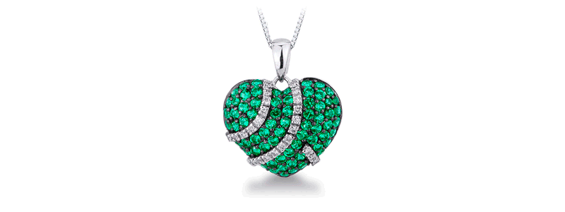 CIN1762BBS-Collana-Con-Cuore-in-Pavé-di-Diamanti-e-smeraldi-gioielli-di-valenza