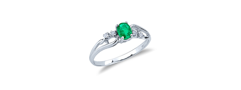 ANN1080BBS-Anello-Oro-Bianco-18k-intreccio-Smeraldo-Diamanti-gioielli-di-valenza